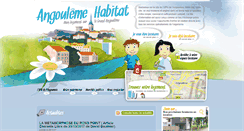 Desktop Screenshot of angouleme-habitat.fr